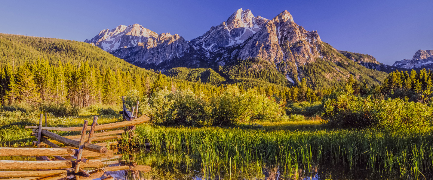 Mountains near Stanley, Idaho